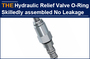 AAK Hydraulic Relief Valve O-ring Skilledly assembled without Leakage