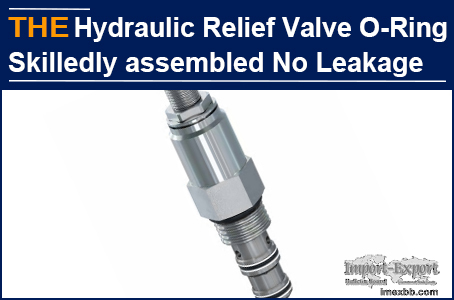 AAK Hydraulic Relief Valve O-ring Skilledly assembled without Leakage