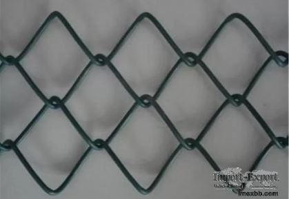 Galvanized Steel Chain Link Fence Fabric , 4 Feet Height Chain Link Wire Me