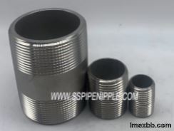 SCH40 / SCH80 Stainless Steel Pipe Nipple304 316 3/4"X4" NPT ASTM A312
