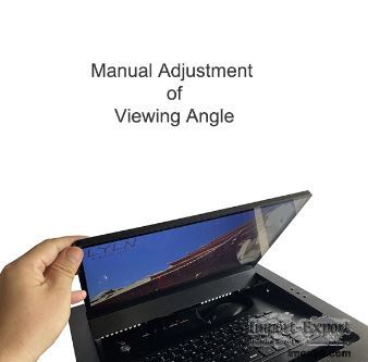Motorized Flip Up Monitor with Manual Function