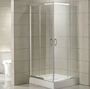 Transparent Glass Two Door Shower Cubicles Square Shaped 900*900*1950mm