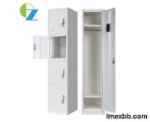 Red Steel Handle 2 Door Steel Office Lockers 1850MM Height