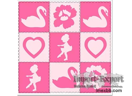 Pink Swan Puzzle EVA Foam Playmat