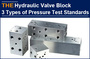 AAK Hydraulic Valve Block 3 Types of Pressure Test Standards