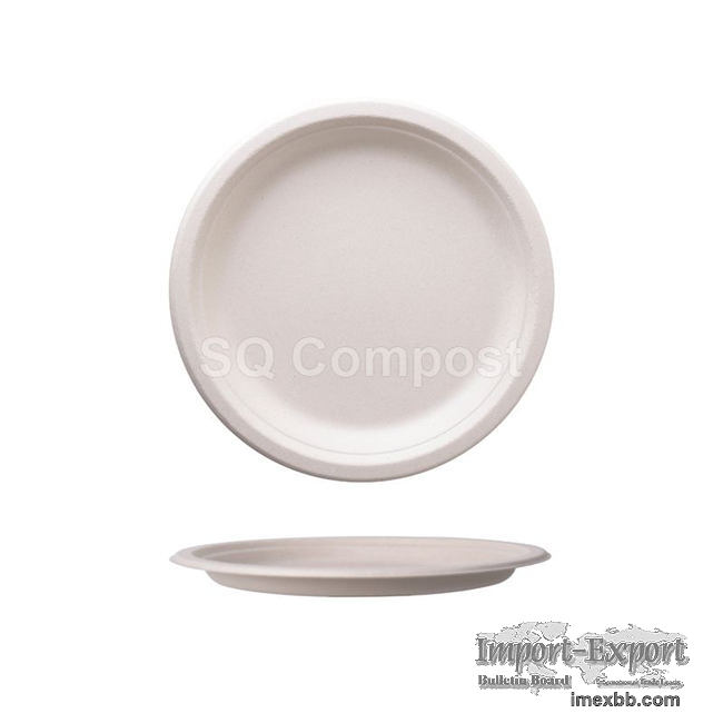 Round Bagasse Plates