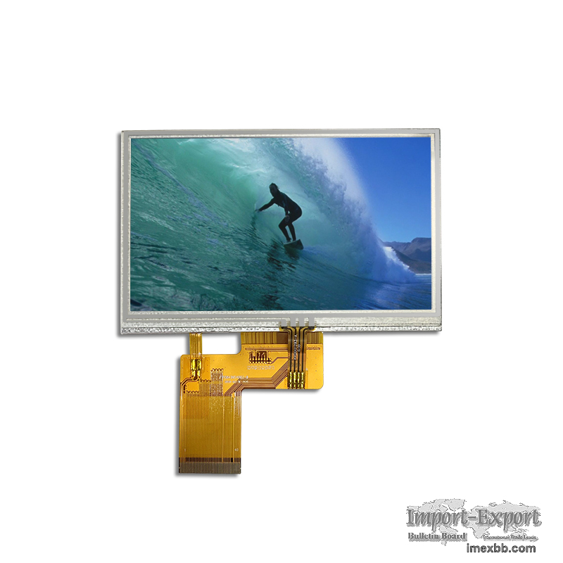 Hot sale 7 LEDs display 480x272 resolution 4.3 inch tft lcd with RGB interf