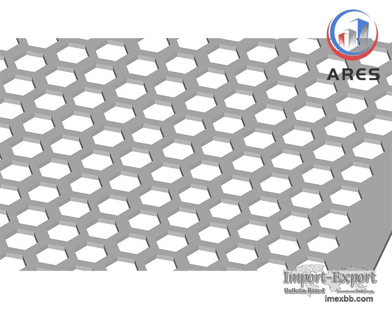 Hexagonal Perforated Expanded Sheet Metal for Window Safety HJP-6535  