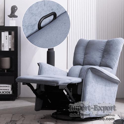 New Functional Electric Single-Seat Fabric Sofa Modern Minimalist Gray Rock