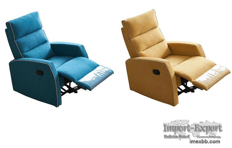 Nordic Small Apartment Sofa Single Multifunctional Fabric Sofa Lounge Chair