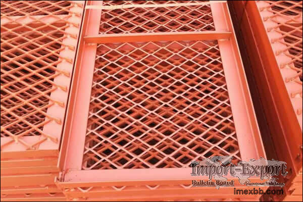 Expanded Mesh Walkway Grating, Diamond Steel Aluminium Walkway