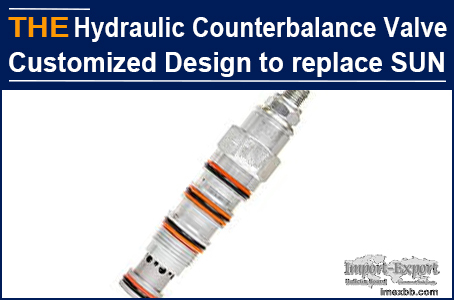 AAK Hydraulic Counterbalance Valve Customized Design to replace SUN