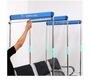 Antibacterial PVC Hanging Plexiglass Sneeze Guard Plastic Guards For Counte