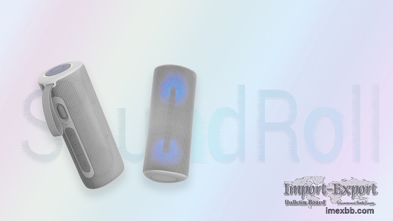 SoundRoll IPX5 LED bluetooth speaker