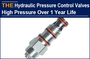 AAK Hydraulic Pressure Control Valves High Pressure Over 1 Year Life