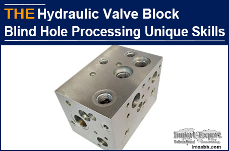 AAK Hydraulic Valve Block Blind Hole Processing Unique Skills