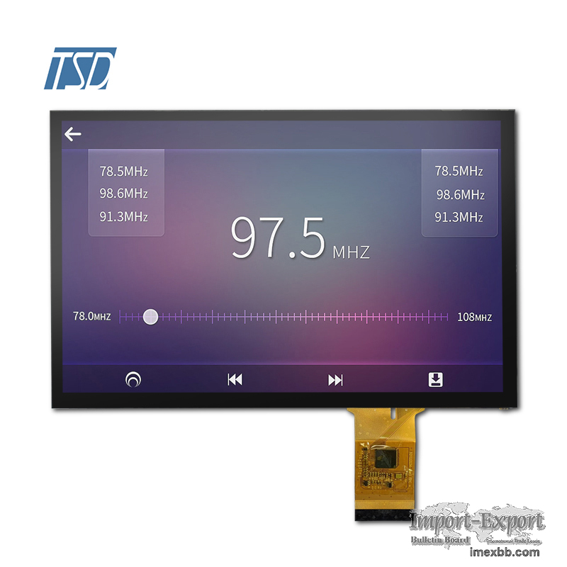 All-view 10.1 inch 1280x800 res tft lcd display module with touch panel 