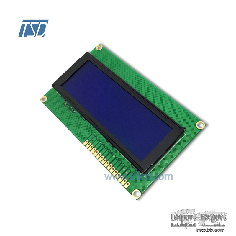OEM STN monochrome 20*4 character lcd module 5v Transflective lcd siplay