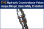 AAK hydraulic counterbalance valve with triple safety protection