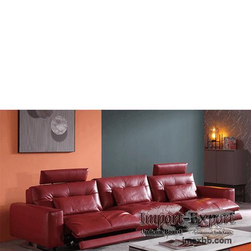 Light Luxury Leather Soft Sofa Space Capsule Cinema Sofa Large Living Room 