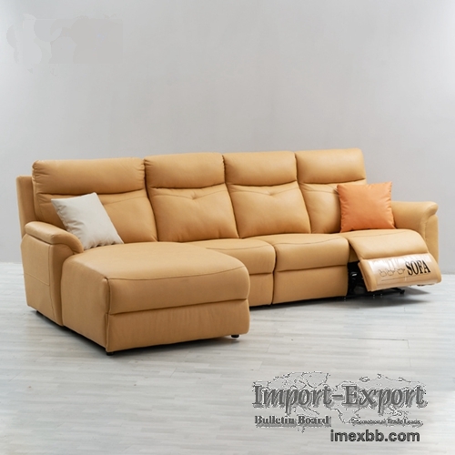 Space Capsule Wash-Free Technology Cloth Chaise Longue Combination Sofa