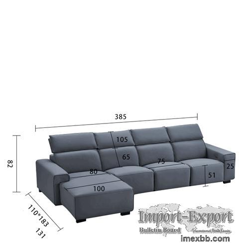 Italian Living Room Smart Sofa Modern Simple Left And Right Corner Napa 