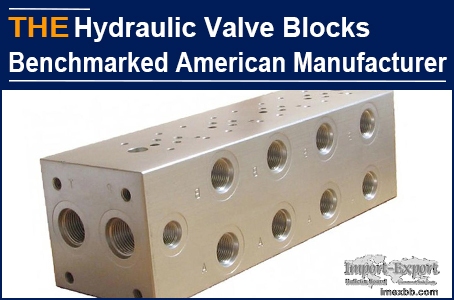 For 1.5T hydraulic valve block, AAK benchmarked with American manufacturer