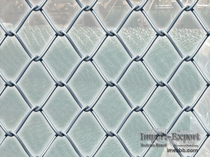 Galvanized Mesh Chain Link Fence