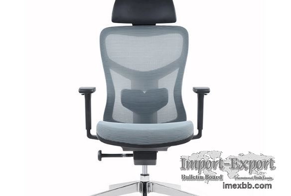 Luxury Office Executive Chair , Mesh Swivel Ergonomic Home Chair
