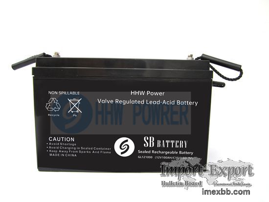 lead acid battery 12v100ah