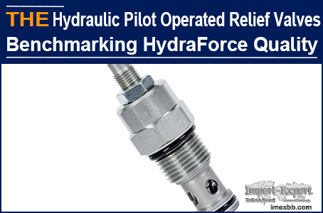 AAK hydraulic relief valves use 3 points for quality positioning