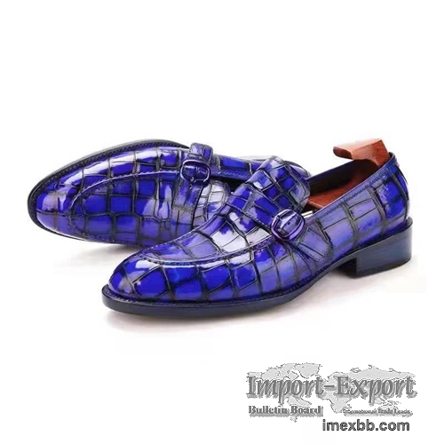 Imported Crocodile Leather Shoes 2022 Formal Dress Nile Crocodile Men's