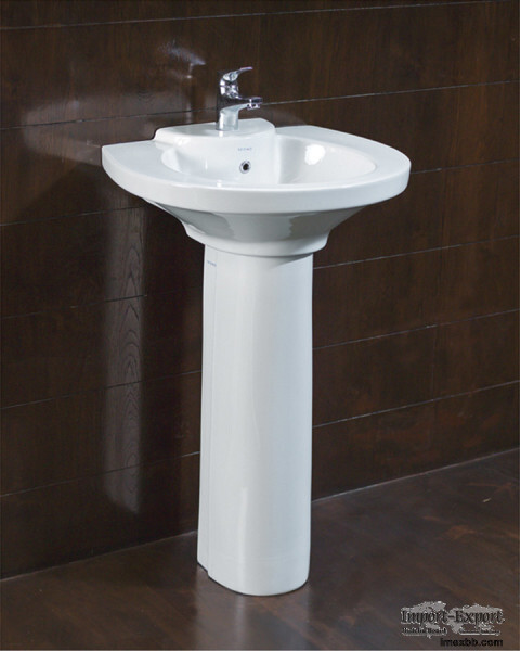 Full pedestal wash basin