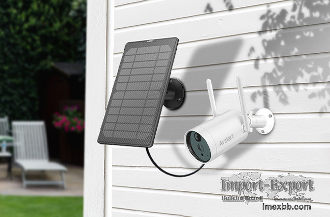 DD201 10400mAh Wire-Free Outdoor Solar Battery Powered Security Cameras