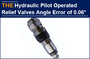 AAK Hydraulic Pilot Operated Relief Valves Angle Error of 0.06°