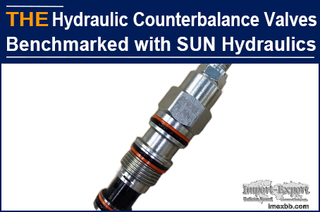 AAK Hydraulic Counterbalance Valves Benchmarked with SUN Hydraulics