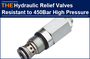 AAK Hydraulic Relief Valves Resistant to 450Bar High Pressure