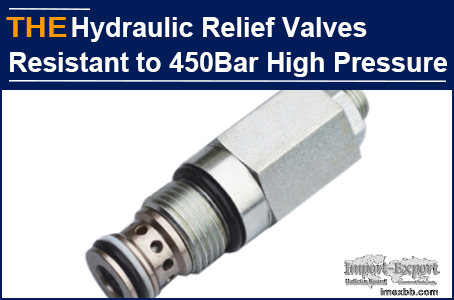 AAK Hydraulic Relief Valves Resistant to 450Bar High Pressure