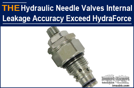 AAK Hydraulic Needle Valves Internal Leakage Accuracy Exceed HydraForce