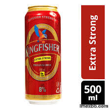 Kingfisher Premium Lager Beer 12 x 500 ml For Export