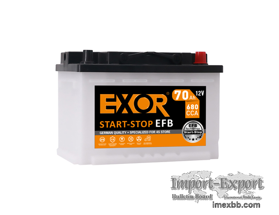 12V70AH EFB Battery (Start-Stop)