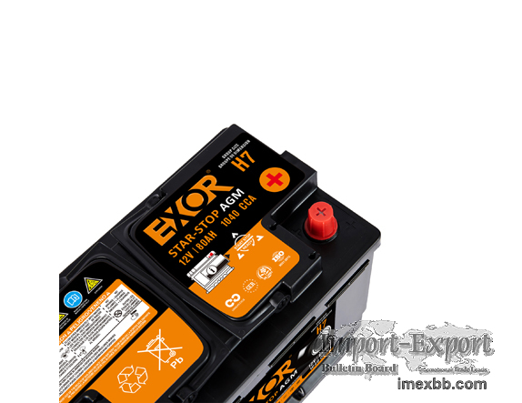 12V80AH - AGM Battery (Start-Stop)