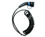 480V 32A 3 Phase Tethered Spiral EV Charging Cable 3.5kg