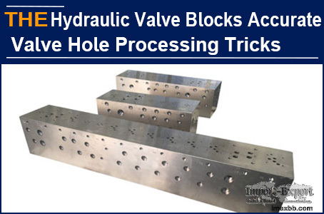 AAK Hydraulic valve blocks with no deviation in valve hole accuracy