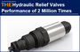 AAK Hydraulic Relief Valves Performance of 2 Million Times