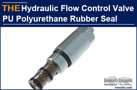 AAK Hydraulic Flow Control Valve with PU Polyurethane Rubber Seal