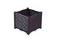 Decorative Modern PP Large Square Plastic Planter Boxes For Balcony