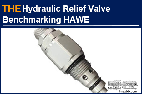 AAK Hydraulic Relief Valve, 450bar pressure resistant and abrasion free