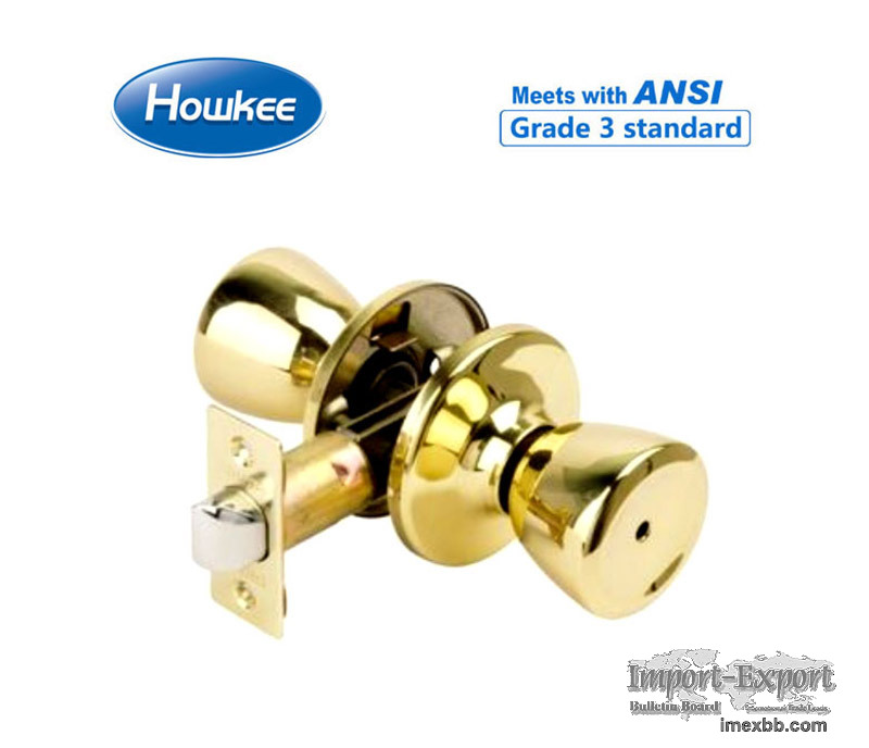 TUBULAR KNOB 5 SERIES (HALF-MOON SPINDLE) 5762-BK Door Lock