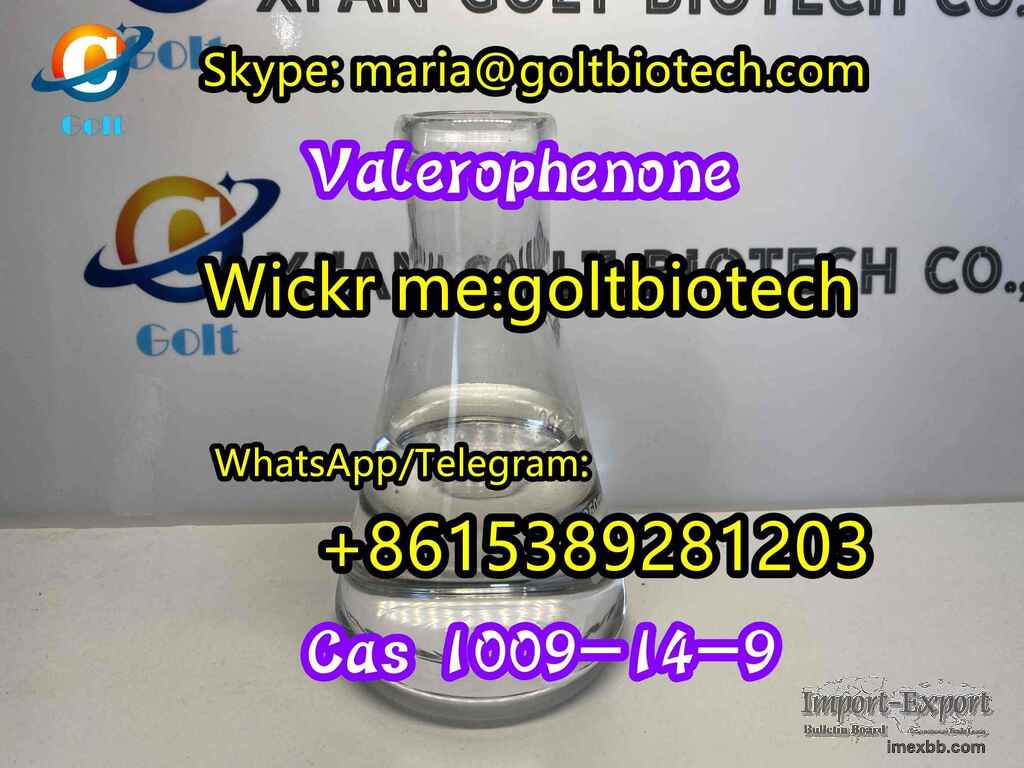 Valerophenone Cas 1009-14-9 Pyrrolidine China supplier Wickr:goltbiotech